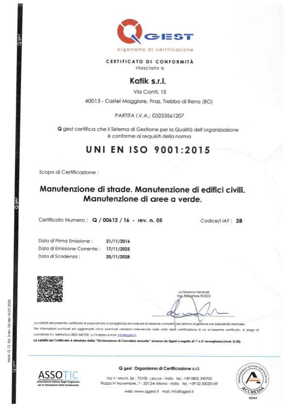 Certificazioni